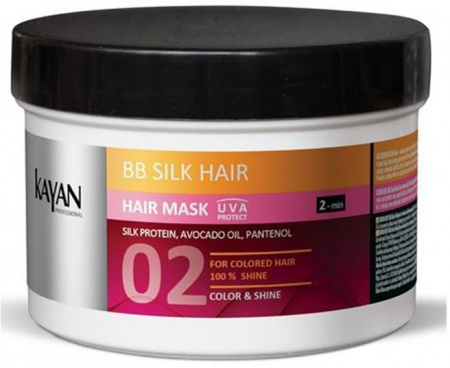 Маски kayan bb silk hair маска для окрашенных волос, 250 мл