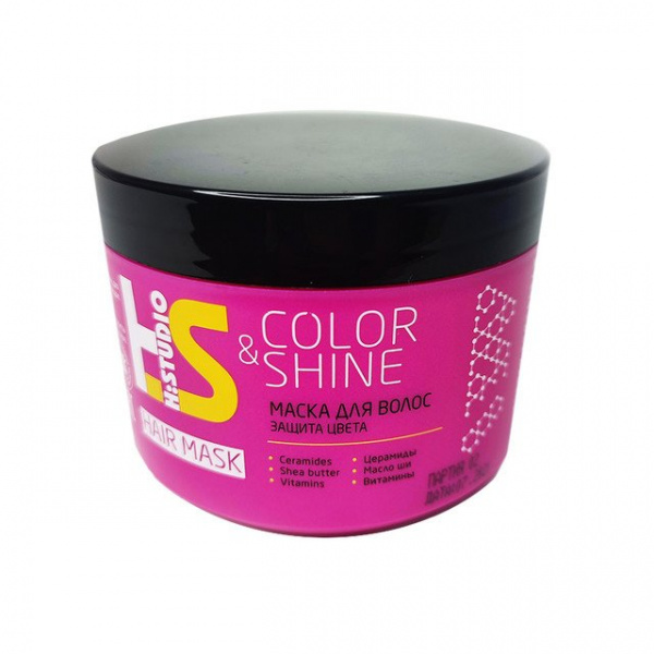 Маски маска для защиты цвета волос color&shine h:studio romax, 300 г