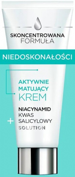 Кремы матирующий крем для лица concentrated formula eveline, 50 мл.