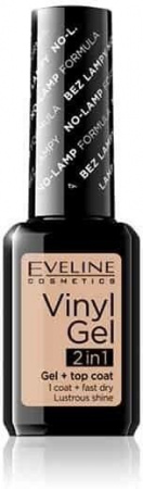 Для ногтей виниловый лак для ногтей "vinyl gel 2 в 1" eveline, 12 мл, №203