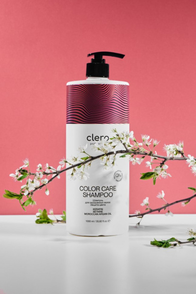 Шампуни шампунь для окрашенных волос "color care" clero pro global chemical, 1000 мл