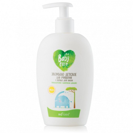 Мыло белита baby care экомыло детское для очищения с первых дней жизни, 260 мл