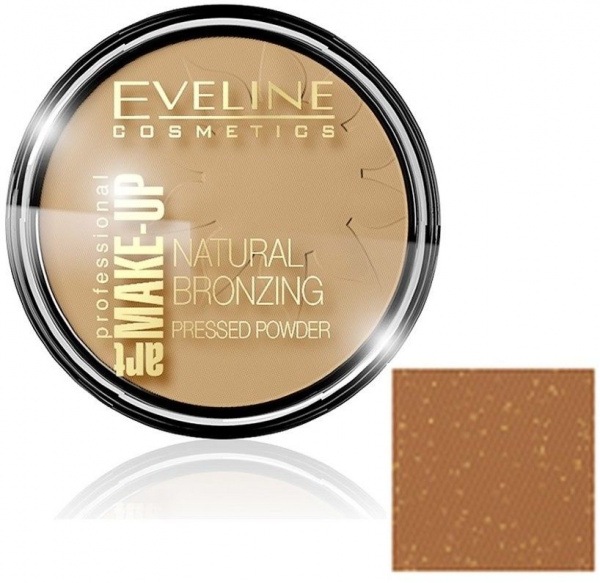 Для лица компактная бронзирующая пудра"art professional make-up natural bronzing" eveline, №50