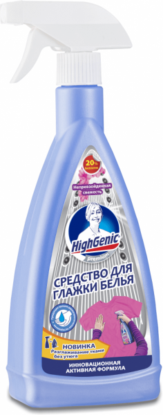 Для стирки средство для глажки белья highgenic, 675 мл