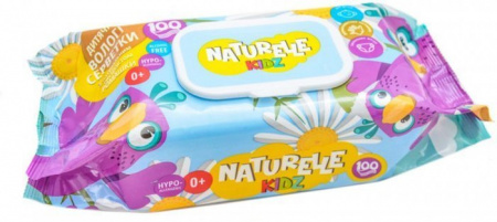 Антисептики naturelle kidz детские салфетки влажные "ромашка", 100 шт