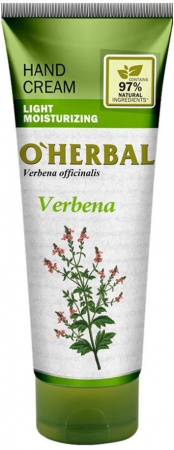 Кремы, бальзамы легкий крем для рук увлажняющий verbena o’herbal, 75 мл