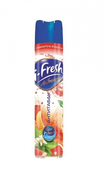 Бытовая химия освежитель воздуха антитабак i-fresh romax, 300 мл