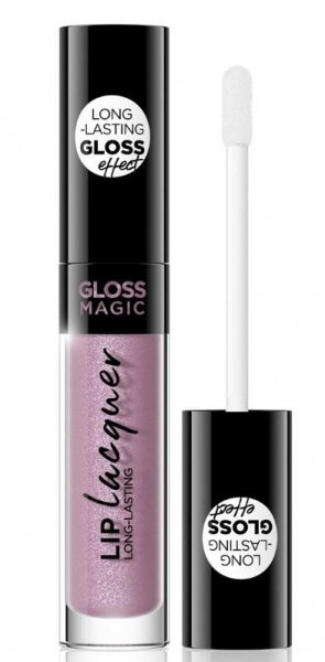 Для губ жидкая блестящая губная помада №33 gloss magic lip lacquer eveline, 4,5 мл