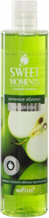 Гели для душа белита sweet moments гель для душа "зеленое яблоко", 345 мл
