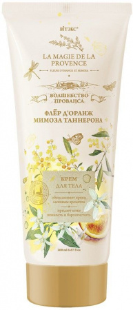 Кремы, масла, молочко для тела витэкс волшебство прованса крем для тела "флёр д`оранж и мимоза таннерона", 200 мл
