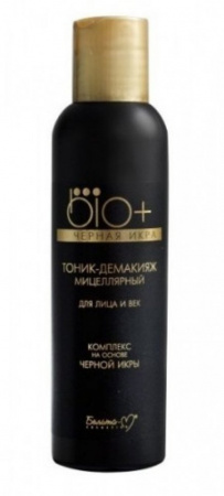 Демакияж белита bio+ черная икра тоник-демакияж мицеллярный для лица и век, 150 мл
