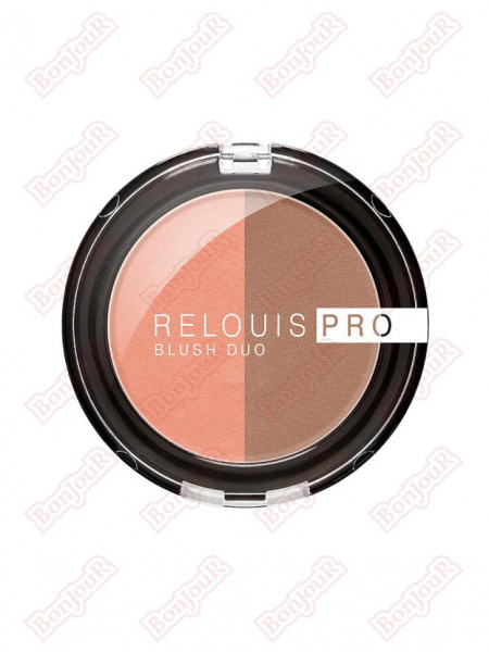 Для лица румяна компактные relouis pro blush duo тон:203