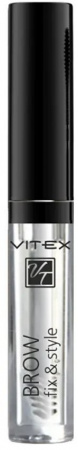Фиксаторы витэкс brow fix&style фиксирующий гель для бровей, 5 мл