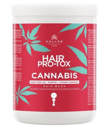 Маски маска для волос pro-tox cannabis kallos, 1000 мл