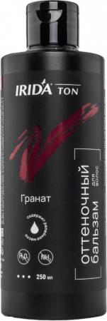 Окрашивание волос бальзам оттеночный для волос irida ton "гранат", 250 мл.