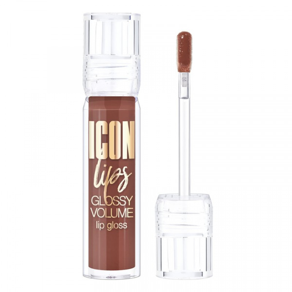 Для губ lxv блеск для губ с эффектом объема luxvisage icon lips glossy volume, 511 dark chocolate