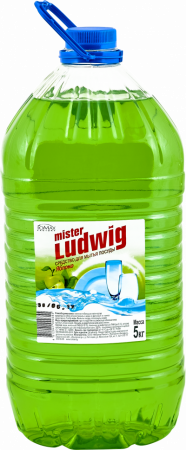 Для посуды средство для мытья посуды mister ludwig "яблоко" romax, 5 кг