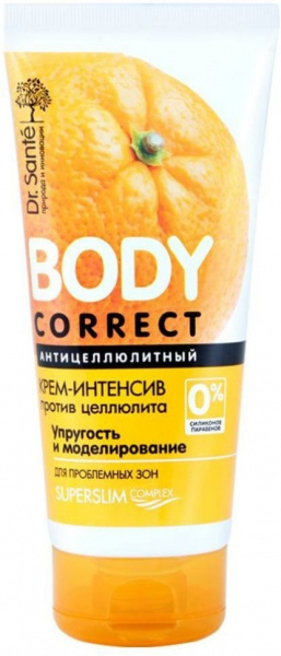 Кремы, масла, молочко для тела dr. sante body correct антицеллюлитный крем-интенсив "упругость и моделирование" для проблемных зон, 200 мл