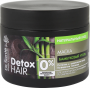 Маски dr.sante detox hair маска для интенсивного восстановления истощенных волос "бамбуковый уголь", 300 мл