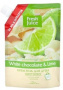 Гели для душа крем-гель для душа white chocolate & lime дой-пак fresh juice, 200 мл