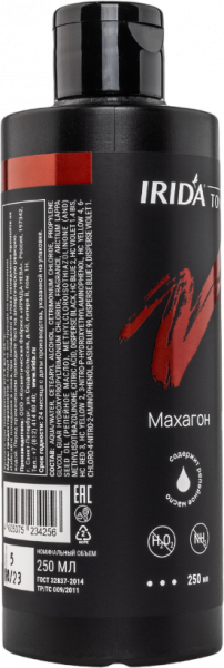 Окрашивание волос бальзам оттеночный для волос irida ton "махагон", 250 мл.