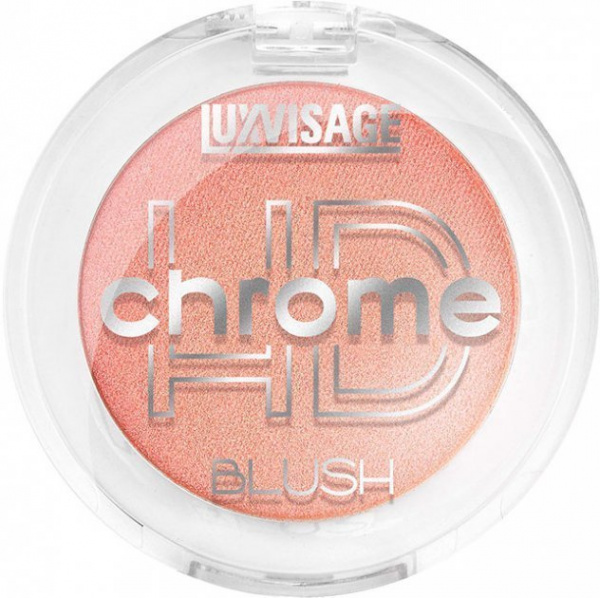 Для лица румяна для лица hd chrome тон 102 золотистый персик luxvisage
