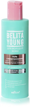 Очищение и умывание гель с микрогранулами для умывания лица "оптимальное очищение" белита, 200 мл