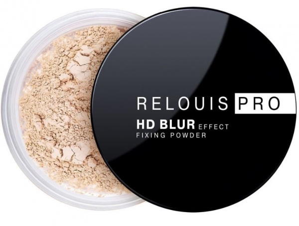 Для лица пудра фиксирующая с эффектом блюра relouis pro hd blur effect fixing powder тон 01