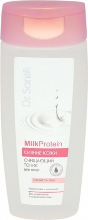 Тоники и лосьоны dr.sante milk protein очищающий тоник для лица "сияние кожи", 200 мл
