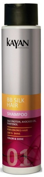 Шампуни kayan bb silk hair шампунь для окрашенных волос, 400 мл
