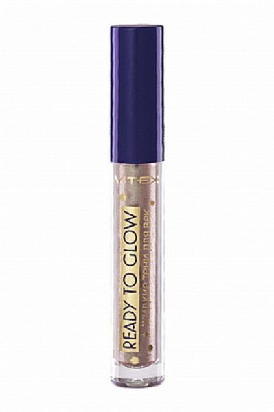 Для глаз и бровей витэкс ready to glow жидкие тени для век, тон 102 magic gold