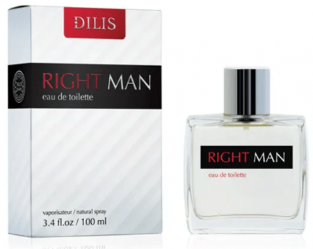 Туалетная вода туалетная вода right man dilis, 100 мл
