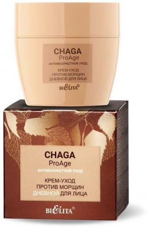 Кремы белита chaga.proage антивозрастной уход крем-уход против морщин дневной для лица, 50 мл