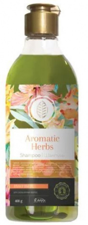 Шампуни шампунь "aromatic herbs" вербена и гибискус для окрашенных волос romax, 400 г