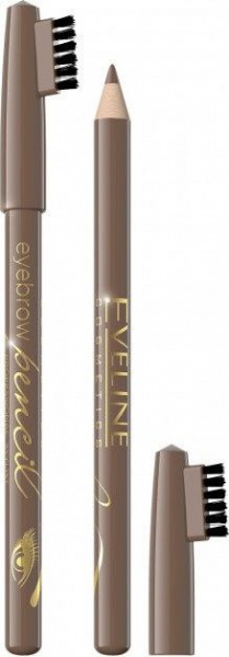 Для глаз и бровей контурный карандаш для бровей eyebrow pencil светлый коричневый eveline