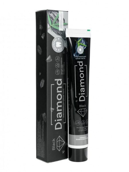 Зубные пасты отбеливающая зубная паста "black diamond" dorall collection, 100 г