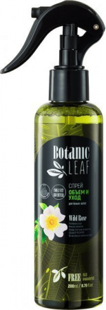 Дополнительный уход distina botanic leaf спрей для тонких волос "объем и уход", 200 мл