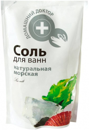 Пена, соль, масло для ванн соль для ванн натуральная морская домашний доктор, 500 г