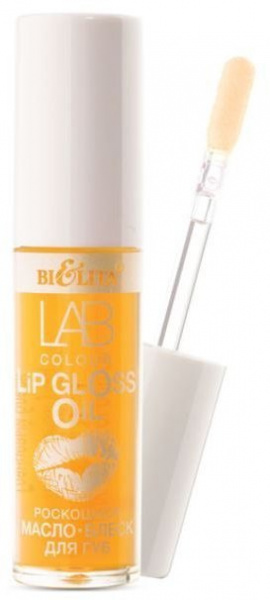Для губ роскошное масло-блеск для губ 03 gold argan lab colour белита, 5 мл