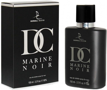 Парфюм туалетная вода для мужчин dc marine noir dorall collection, 100 мл