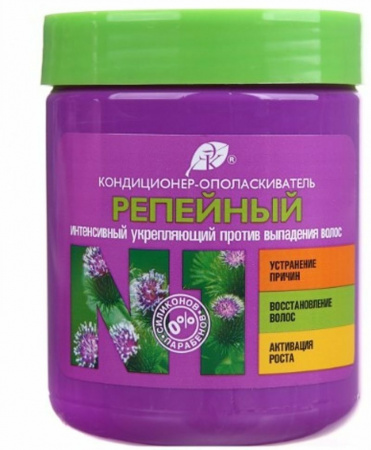 Уход за волосами кондиционер-ополаскиватель "репейный" против выпадения волос эксклюзивкосметик, 450 мл