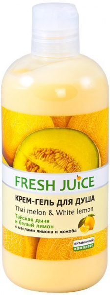 Гели для душа крем-гель для душа "тайская дыня и белый лимон" fresh juice, 500 мл