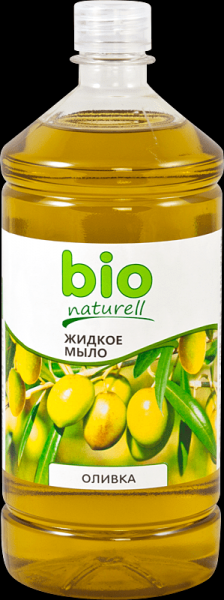 Мыло крем-мыло "оливка" (запаска) bio naturell, 1000 мл