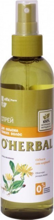 Дополнительный уход спрей для объема тонких волос o’herbal, 200 мл