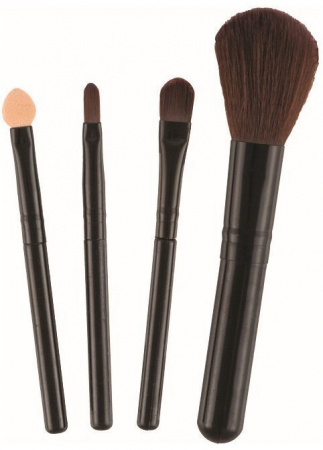 Для макияжа набор макияжных кистей "make-up set" inter-vion, 4 шт