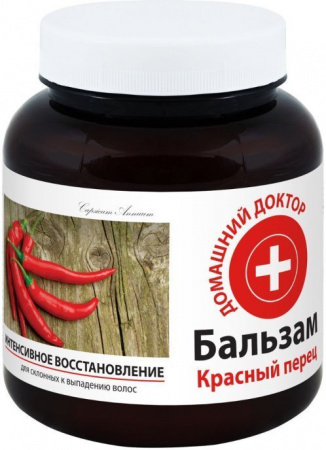 Бальзамы и кондиционеры бальзам для волос красный перец интенсивное восстановление домашний доктор, 480 мл