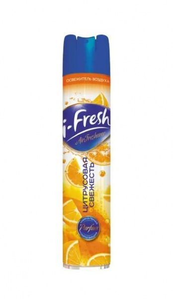 Бытовая химия освежитель воздуха цитрусовая свежесть i-fresh romax, 300 мл