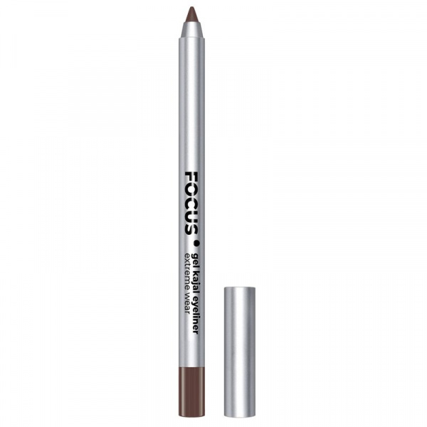 Для глаз и бровей карандаш-каял для глаз гелевый тон 02 brown focus extreme wear luxvisage