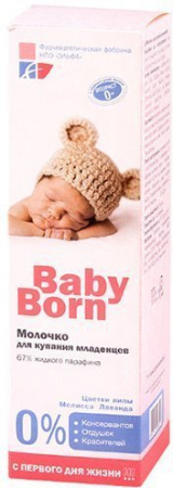 Молочко молочко для купания младенцев baby born elfa pharm, 200 мл