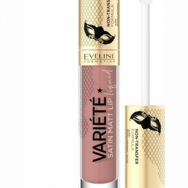 Для губ жидкая матовая губная помада №10 creme brulee с гиалуроновой кислотой variete  perfect  matte eveline